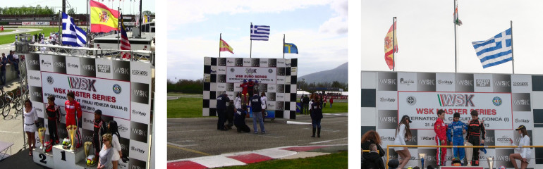 Βάθρο και διακρίσεις στο WSK πίσω στο 2013.