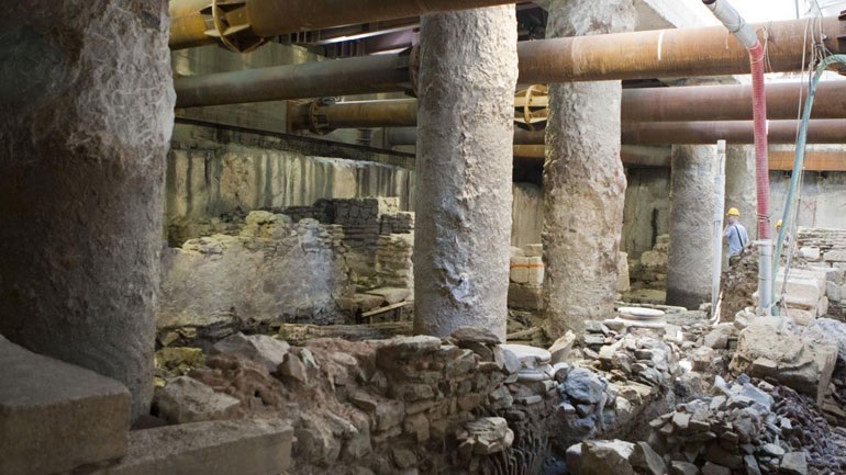 Θεσσαλονίκη: Παρατείνεται η απομάκρυνση των αρχαίων του σταθμού Βενιζέλου 