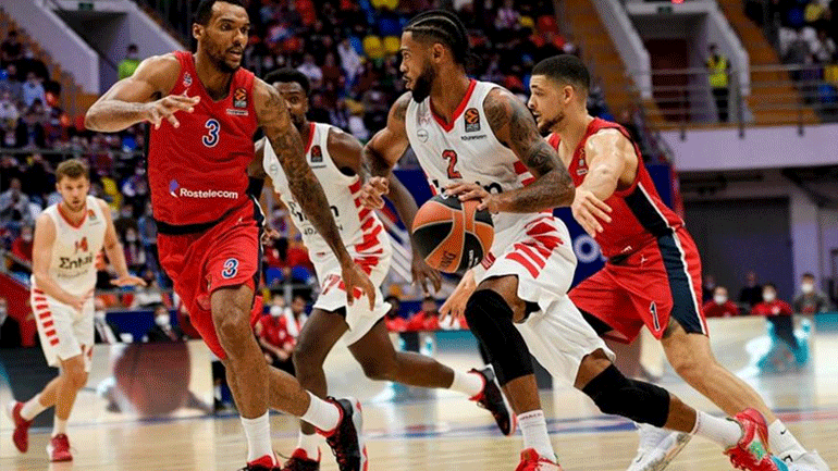 Euroleague: Στις 20 Μαρτίου ο αγώνας Ολυμπιακός-ΤΣΣΚΑ Μόσχας