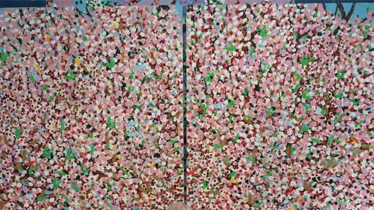 Ο Ντάμιεν Χιρστ θα παρουσιάσει τους πίνακές του «Ανθισμένες Κερασιές» στην Ιαπωνία