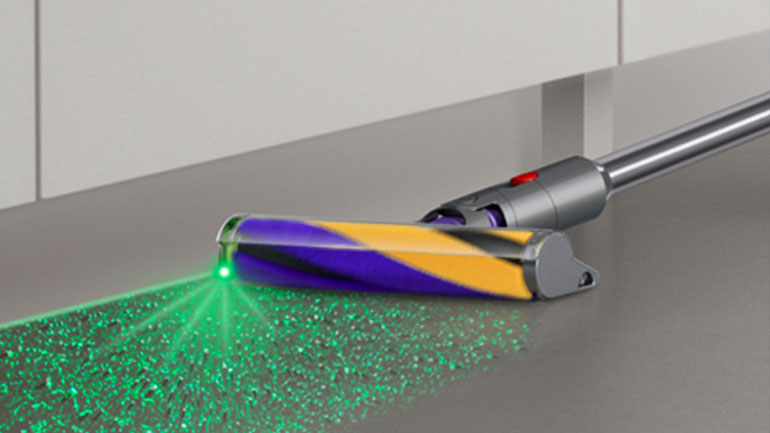 H πρώτη ηλεκτρική σκούπα με προηγμένη τεχνολογία laser detect, ικανή να ανιχνεύει τα κρυμμένα σωματίδια σκόνης στο σπίτι