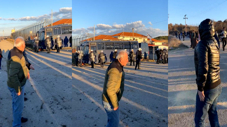 Έβρος: Επεισόδια και χημικά σε διαμαρτυρία για την επέκταση του ΚΥΤ στο Φυλάκιο