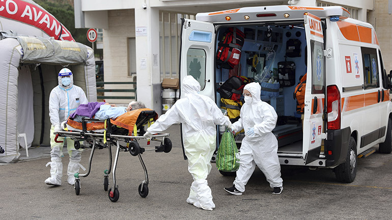 Ιταλία: 192.320 νέα περιστατικά Covid-19 – Βελτιώνεται μερικώς η κατάσταση στις ΜΕΘ