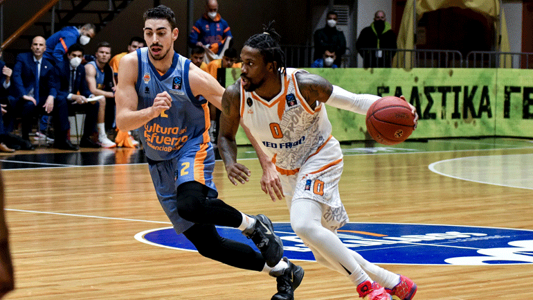 Eurocup: Τέταρτη σερί ήττα για τον Προμηθέα, 71-68 η Βαλένθια