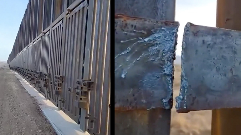 Διασχίζοντας σε 1″ το απροσπέλαστο τείχος του Τραμπ στο Μεξικό 