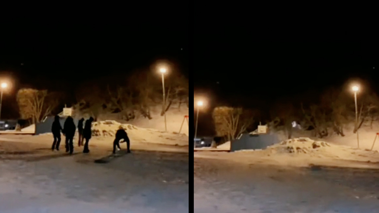 Παίζοντας κρυφτό με ένα πυροτέχνημα