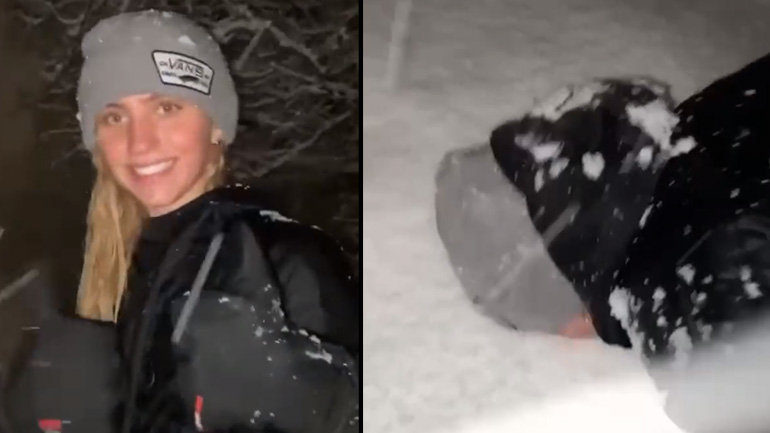 Αποτύπωμα στο χιόνι