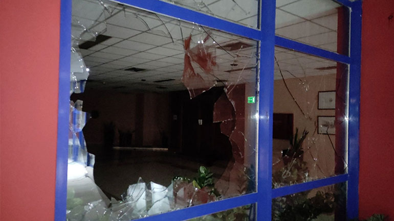 Βανδαλισμοί στο Κτήριο Διοίκησης του ΕΜΠ