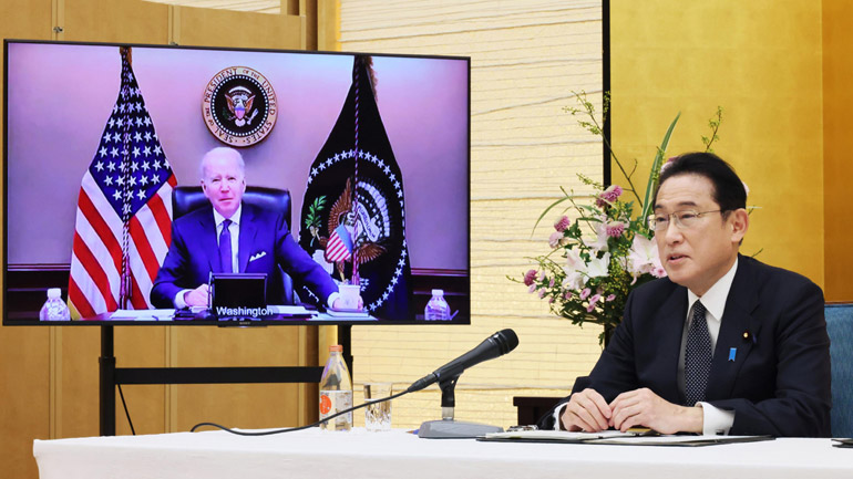 Μπάιντεν και Κισίντα συμφώνησαν να εμβαθύνουν τη συμμαχία ΗΠΑ – Ιαπωνίας