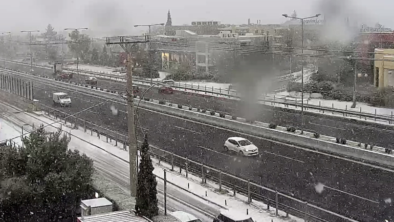 Με δυσκολία οι μετακινήσεις στην Εθνική – Δείτε live από την Αθηνών-Λαμίας