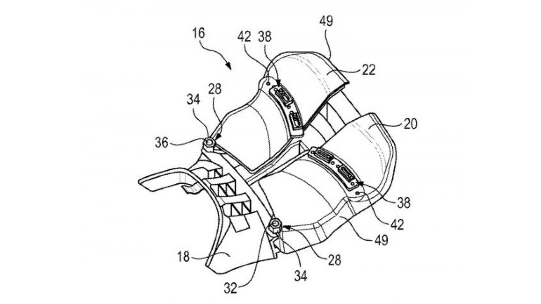 Τα πίσω κομμάτια της σέλας μπορούν να κινηθούν πίσω και πλάι.