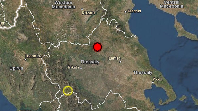 Σεισμός 3,3 Ρίχτερ στη Λάρισα