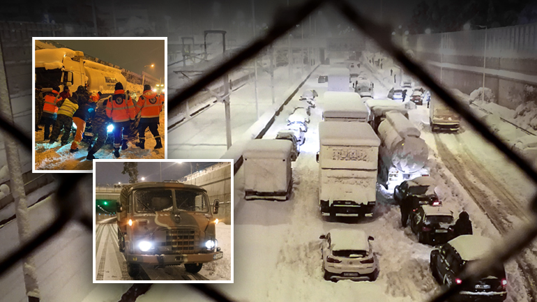 Ολονύχτια στρατιωτική επιχείρηση στην Αττική Οδό