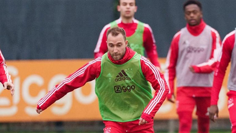 Ο Έρικσεν ξεκίνησε προπονήσεις με τον Άγιαξ