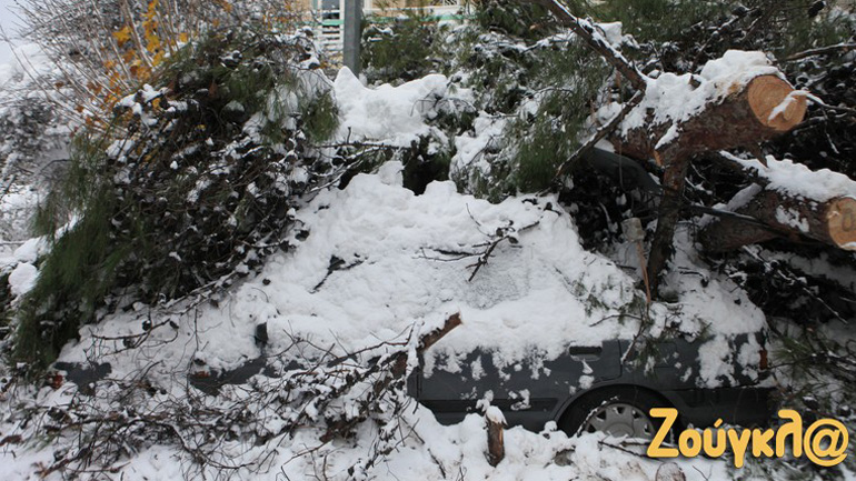 Δείτε σε εικόνες τι άφησε πίσω της η κακοκαιρία «Ελπίδα»