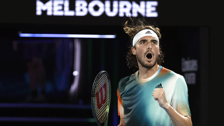 Στα ημιτελικά του Australian Open ο Τσιτσιπάς, 3-0 τον Σίνερ