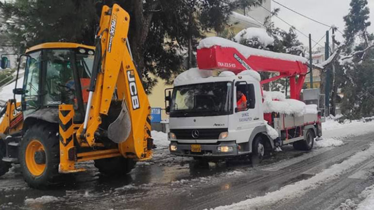 Κακοκαιρία «Ελπίς»: Ενημέρωση για τις δράσεις της Πολιτικής Προστασίας του Δήμου Χαλανδρίου