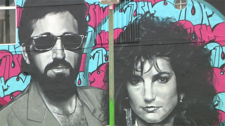 Οι Γκλόρια και Εμίλιο Εστέφαν τιμήθηκαν με γκράφιτι στη Μικρή Αβάνα στο Μαϊάμι