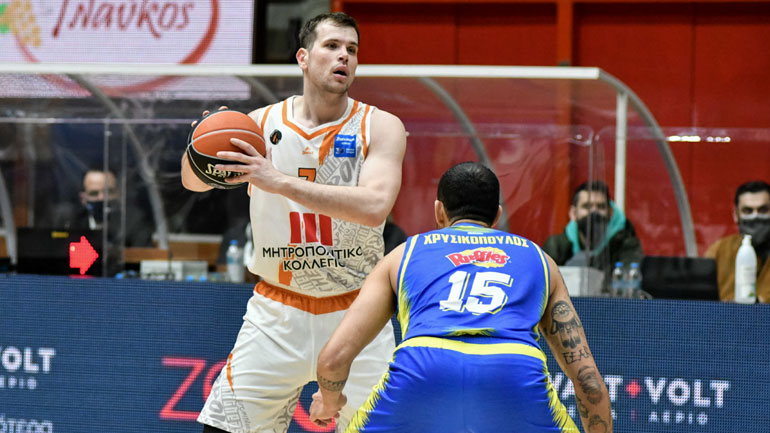 Εδραιώθηκε στη δεύτερη θέση ο Προμηθέας, 82-77 το Περιστέρι