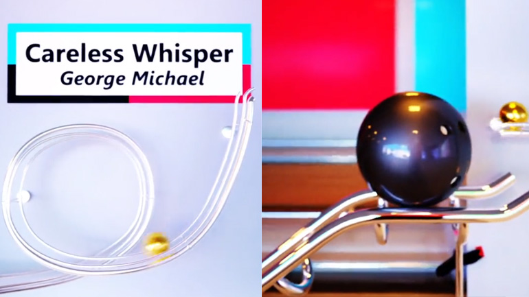 Το Careless Whisper σε μια μηχανή Rube Goldberg