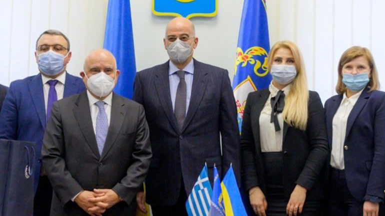 Ν. Δένδιας από την Ουκρανία: Η Ελλάδα στηρίζει την ανεξαρτησία όλων των κρατών