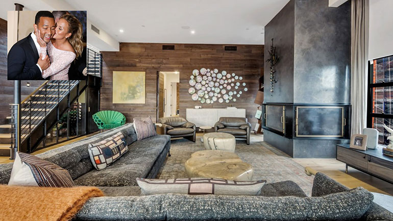 Μέσα στο νεοϋορκέζικο penthouse της Chrissy Teigen και του John Legend