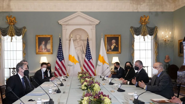 Συνάντηση Μπλίνκεν – Κασουλίδη: Δέσμευση των ΗΠΑ για εμβάθυνση της συνεργασίας με την Κυπριακή Δημοκρατία