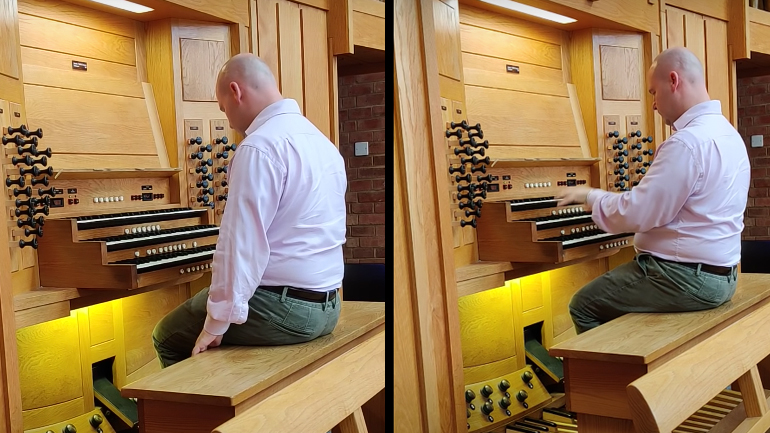 Ο «Αστυνόμος Σαΐνης» σε ένα εκκλησιαστικό όργανο