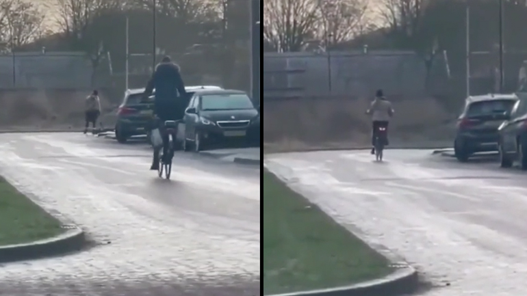 Εφτά ποδηλάτες, μία παγωμένη στροφή