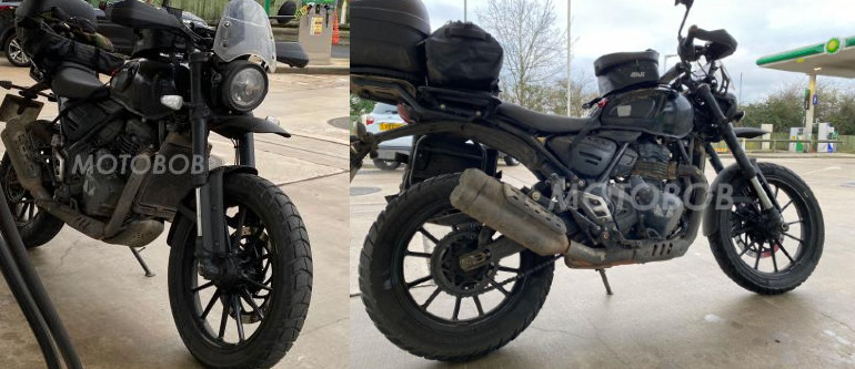 Αυτή είναι η scrambler εκδοχή του μοντέλου της Triumph-Bajaj.