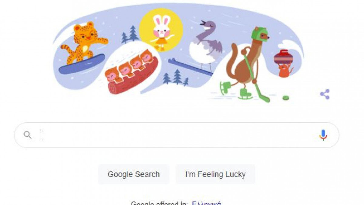 Αφιερωμένο στην έναρξη των 24ων Χειμερινών Ολυμπιακών είναι το Google doodle