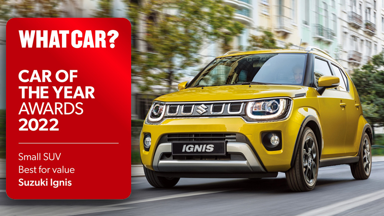 Νικητής σε δύο κατηγορίες αναδείχθηκε το Suzuki IGNIS στα βραβεία «What Car?» 2022 