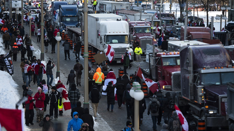 Καναδάς: Νέα ημέρα κινητοποιήσεων κατά των υγειονομικών περιορισμών