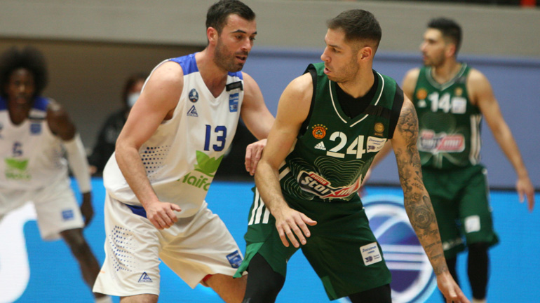 Basket League: Ο Νέντοβιτς γλίτωσε τον Παναθηναϊκό από «κάζο», 90-86 στη Λάρισα