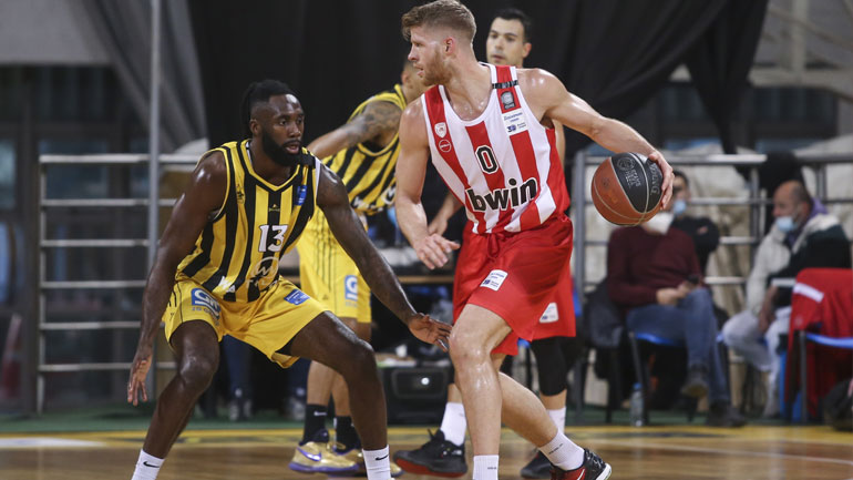 Νικητής στο Αλεξάνδρειο ο Ολυμπιακός, 87-76 τον Άρη