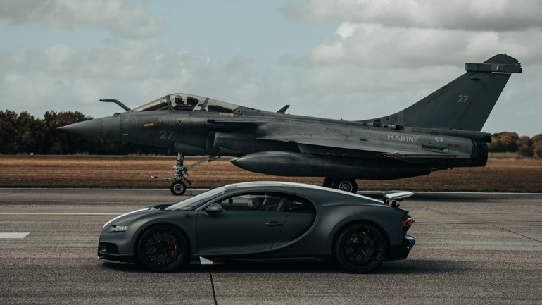 Rafale εναντίον Bugatti Chiron Sport: Μία κόντρα 7.227 ίππων!