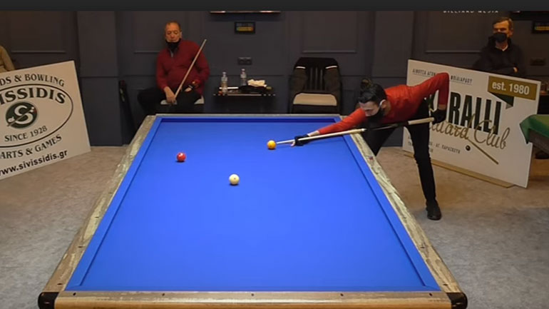 Μπιλιάρδο: Εξαιρετικού επιπέδου αγώνες τρίσποντου στο τουρνουά της Αθήνας
