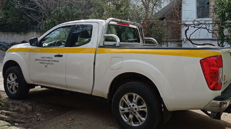 Δυο Nissan NAVARA για την υπηρεσία ύδρευσης του Δήμου Κηφισιάς