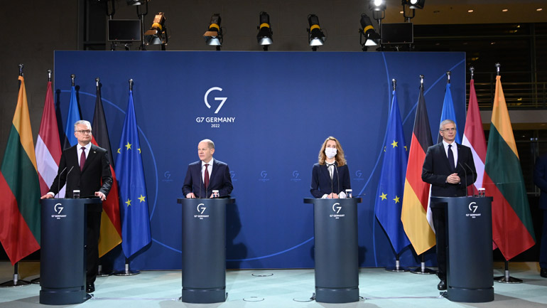 Σολτς: Οι χώρες της Βαλτικής έχουν τη στήριξή μας