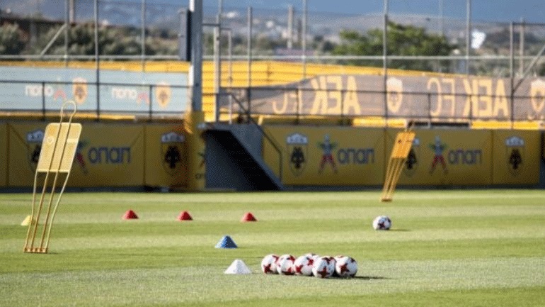 ΑΕΚ: Ισχυρή αστυνομική δύναμη στα Σπάτα