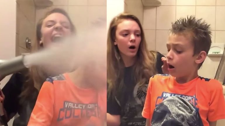 Φάρσα με σεσουάρ και ταλκ -fail