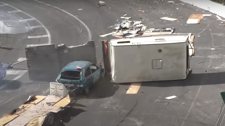 Αγώνας ταχύτητας με τροχόσπιτα