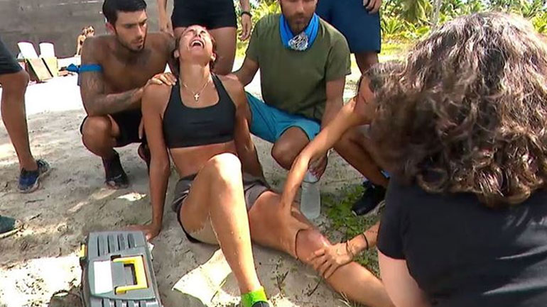 Survivor: Ο τραυματισμός της Ασημίνας Χατζηανδρέου