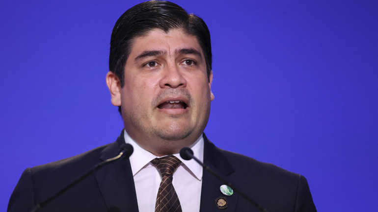 Θετικός στον κορωνοϊό ο πρόεδρος της Κόστα Ρίκα