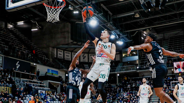 Έσπασε το ρόδι μακριά από το ΟΑΚΑ ο Παναθηναϊκός, 76-63 τη Βιλερμπάν!