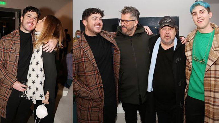 Γιάννης Πάριος – Σοφία Αλιμπέρτη: Σπάνια κοινή εμφάνιση στα εγκαίνια της έκθεσης του γιου τους Μιχαήλ