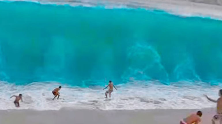 Το μεγαλύτερο κύμα στον κόσμο, ύψους 17,6 μέτρων!