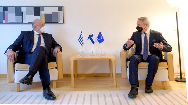 Στο Ελσίνκι ο Ν. Δένδιας – Αν. Ευρώπη και Αν. Μεσόγειος στο επίκεντρο της συνάντησης με τον Φινλανδό ΥΠΕΞ