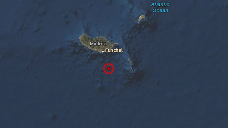Σεισμική δόνηση 5,1 Ρίχτερ στη Μαδέρα της Πορτογαλίας