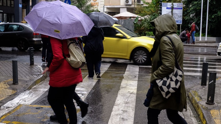 Βροχές και καταιγίδες αναμένονται το διήμερο Τετάρτης και Πέμπτης